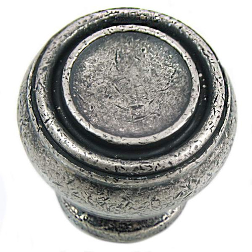 MNG 85064: Balance 1-1/4" Round Cabinet Knob - Distressed Pewter MNG 85064: Balance 1-1/4" Round Cabinet Knob - Distressed Pewter