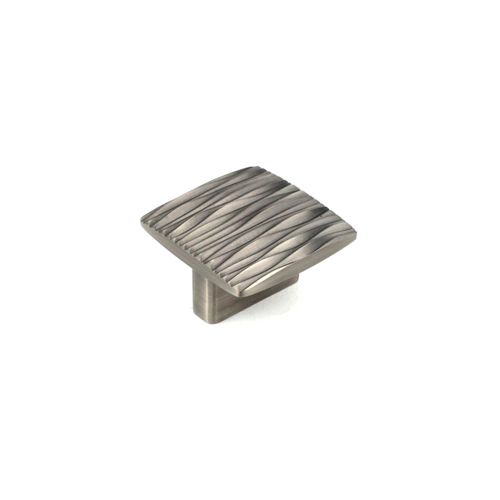 Century 28800-APH: 32mm cc Dolce Square Cabinet Knob - Antique Pewter