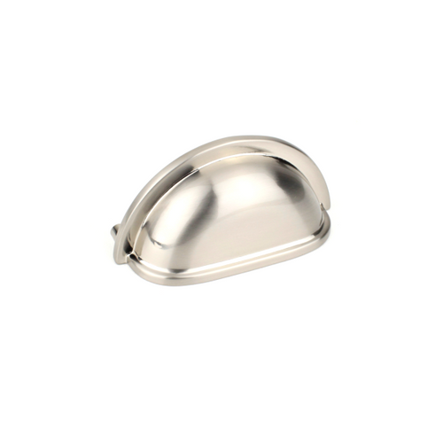 Century 28443-15: 3" cc Milan Cup Cabinet Pull - Satin Nickel