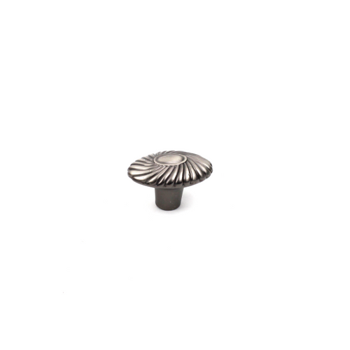 Century 26709-APH: 1-5/8" Orchid Oval Cabinet Knob - Brushed Antique Pewter