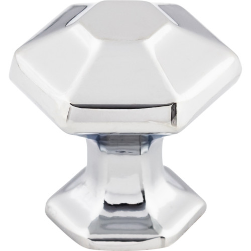 Top Knobs TK711PC: 1" Spectrum Hexagonal Cabinet Knob - Polished Chrome