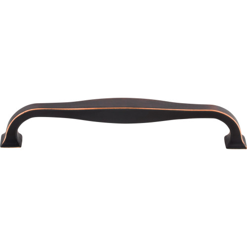 Top Knobs TK724UM: 6-5/16" cc Contour D-Handle Cabinet Pull - Umbrio