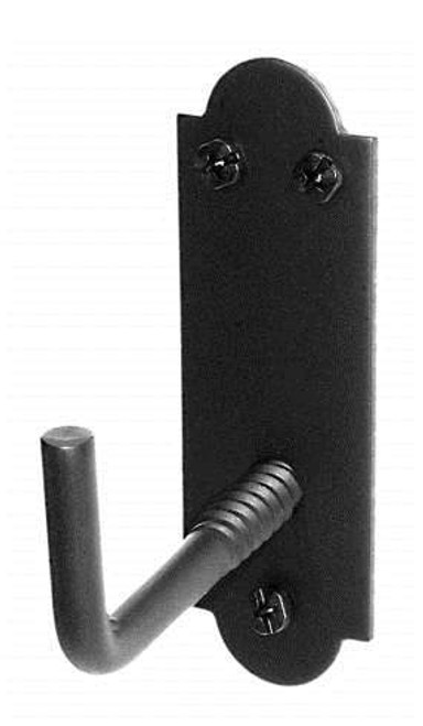 Acorn AKEBP: Adjustable Pintle w/Backplate - Black Smooth Iron