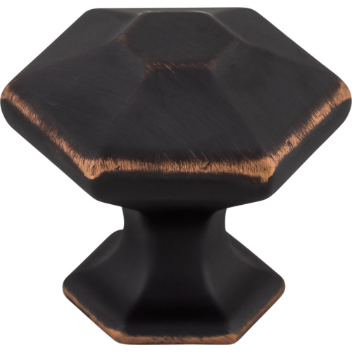 Top Knobs TK712UM: 1-1/8" Spectrum Hexagonal Cabinet Knob - Umbrio