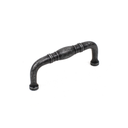 Century 13843-AS: 3" cc Hartford Classic Cabinet Pull - Aged Silver