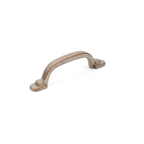 Century 15243-WNC: 3" cc Yukon Cabinet Pull - Weathered Nickel/Copper