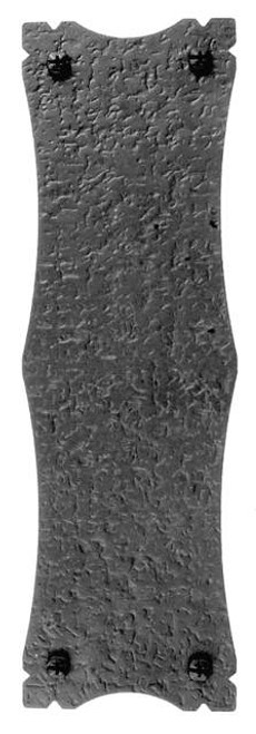 Acorn RMSBP: 10" x 3-3/8" Decorative Push Plate - Black Iron Acorn RMSBP: 10" x 3-3/8" Decorative Push Plate - Black Iron