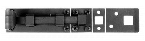 Acorn ALBBP: 4" Square Bolt - Black Smooth Forged Iron