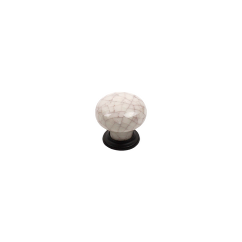 Century 27417-OBBC: 1-3/8" Nordic Cabinet Knob - Oil Rubbed Bronze/Brown Crackle