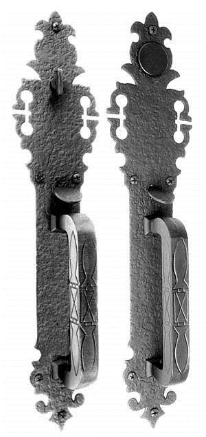 Acorn WTTBD: 17" Warwick Double Handle Dummy Set - Rough Iron