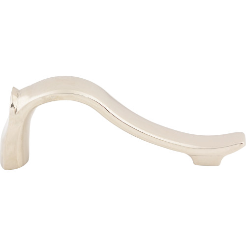 Top Knobs M2131: 2-1/2" cc Dover Latch Cabinet Pull - Polished Nickel