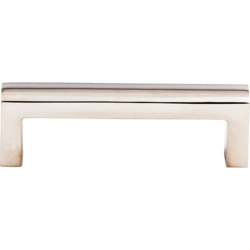 Top Knobs SS87: 3-3/4" cc Bar Cabinet Pull - Polished Stainless Steel