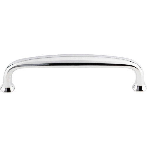 Top Knobs M1915: 4" cc Charlotte D-Handle Cabinet Pull - Polished Chrome