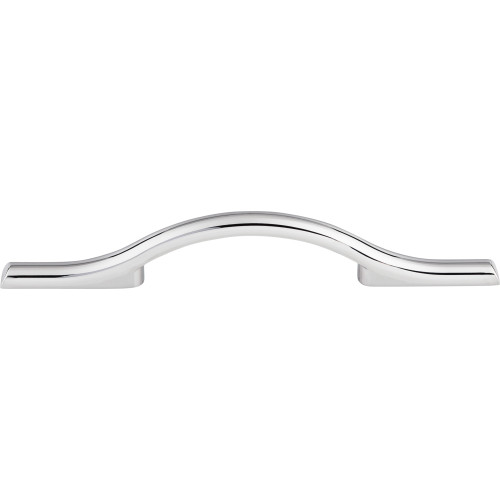 Top Knobs TK753PC: 3-3/4" cc Somerdale Arched Cabinet Pull - Polished Chrome