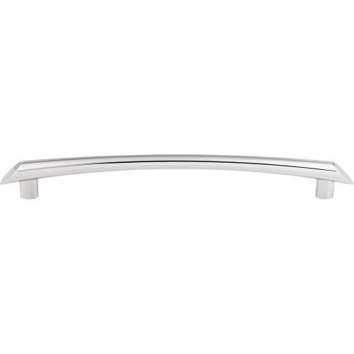 Top Knobs TK788PC: 12" cc Edgewater Curved Bar Appliance Pull - Polished Chrome