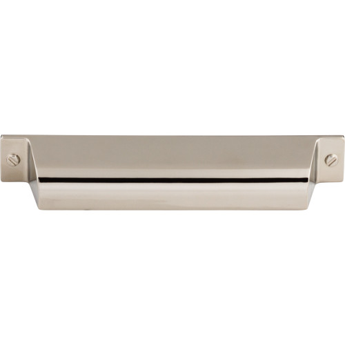 Top Knobs TK774PN: 5" cc Channing Cup Cabinet Pull - Polished Nickel
