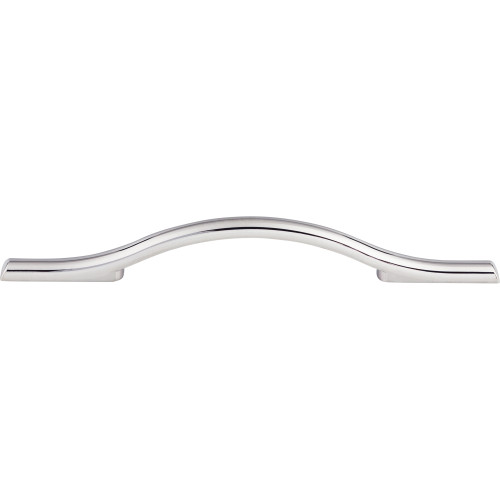 Top Knobs TK754PC: 5-1/16" cc Somerdale Arched Cabinet Pull - Polished Chrome
