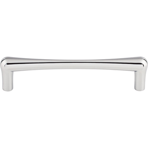Top Knobs TK764PC: 5-1/16" cc Brookline Round Bar Cabinet Pull - Polished Chrome