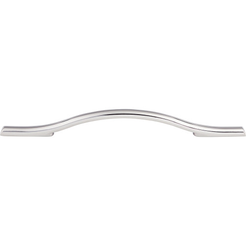 Top Knobs TK755PC: 6-5/16" cc Somerdale Arched Cabinet Pull - Polished Chrome