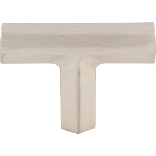 Top Knobs TK790BSN: 1-3/4" Lydia T-Bar Cabinet Knob - Brushed Satin Nickel
