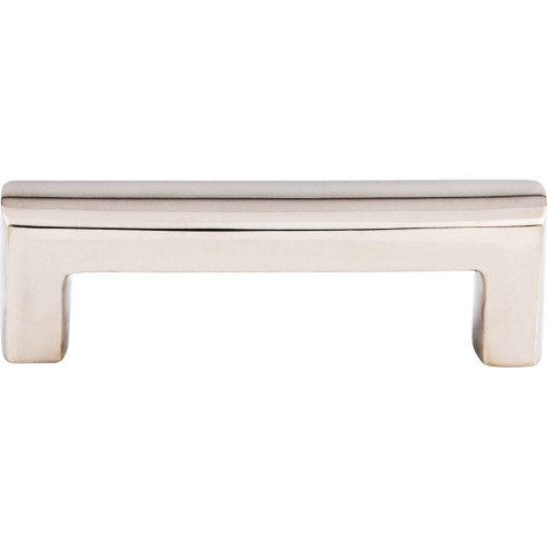 Top Knobs SS53: 3-3/4" cc Bar Cabinet Pull - Polished Stainless Steel