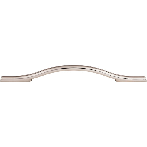 Top Knobs TK755PN: 6-5/16" cc Somerdale Arched Cabinet Pull - Polished Nickel