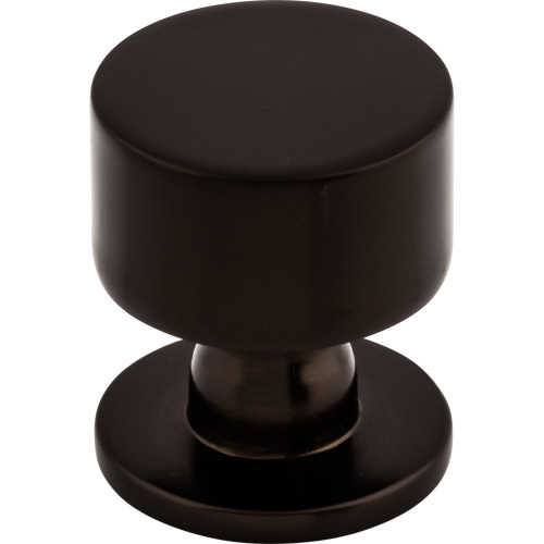 Top Knobs TK821ORB: 1-1/8" Lily Round Cabinet Knob - Oil Rubbed Bronze