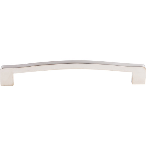 Top Knobs SS111: 7-9/16" cc Bar Cabinet Pull - Polished Stainless Steel