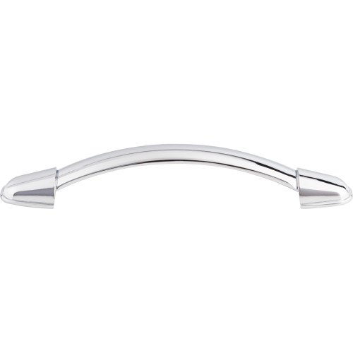 Top Knobs M1933: 5-1/16" cc Buckle Arch Cabinet Pull - Polished Chrome