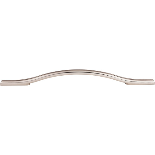 Top Knobs TK756PN: 7-9/16" cc Somerdale Arched Cabinet Pull - Polished Nickel