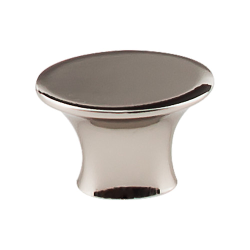 Top Knobs TK780PN: 1-5/16" Edgewater Oval Cabinet Knob - Polished Nickel