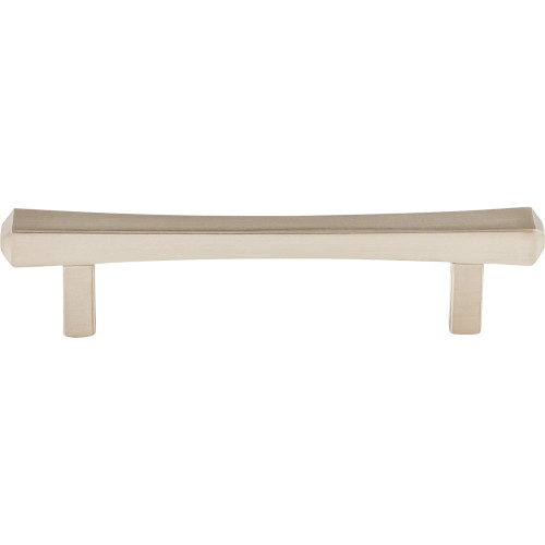 Top Knobs TK812BSN: 3-3/4" cc Juliet Square Bar Cabinet Pull - Brushed Satin Nickel