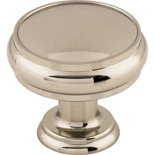 Top Knobs TK832PN: 1-3/8" Eden Round Cabinet Knob - Polished Nickel