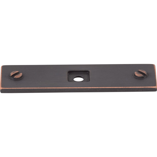 Top Knobs TK741UM: Channing Rectangle Backplate - Umbrio