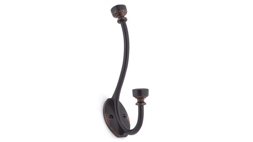 Richelieu BP71146ORB: 7" Classic Roman Double Coat Hook - Oil Rubbed Bronze Richelieu BP71146ORB: 7" Classic Roman Double Coat Hook - Oil Rubbed Bronze