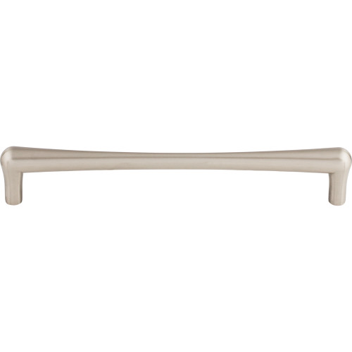 Top Knobs TK766BSN: 7-9/16" cc Brookline Round Bar Cabinet Pull - Brushed Satin Nickel