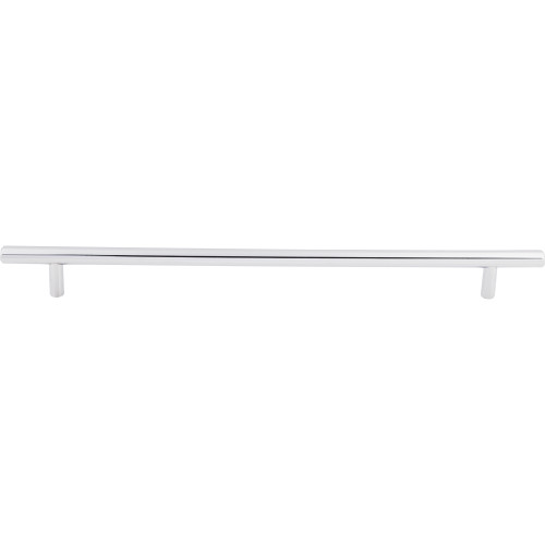 Top Knobs M1852: 15" cc Hopewell Round Bar Cabinet Pull - Polished Chrome