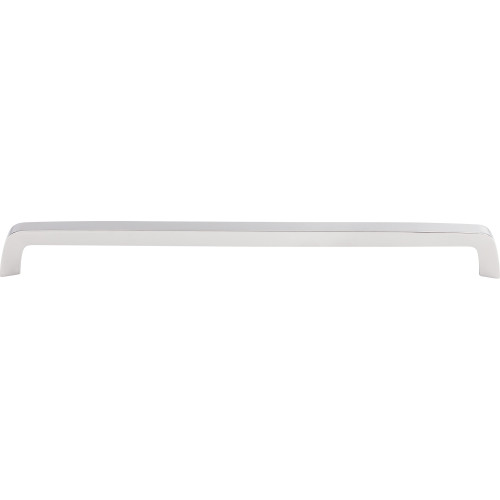 Top Knobs M2115: 17-5/8" cc Nouveau III Tapered Bar Cabinet Pull - Polished Chrome