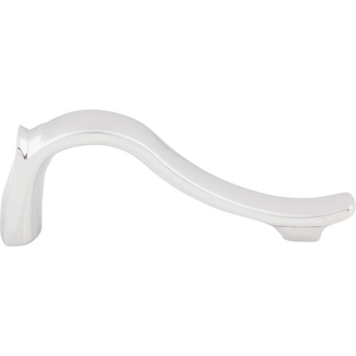 Top Knobs M2125: 2-1/2" cc Dover Latch Cabinet Pull - Polished Chrome