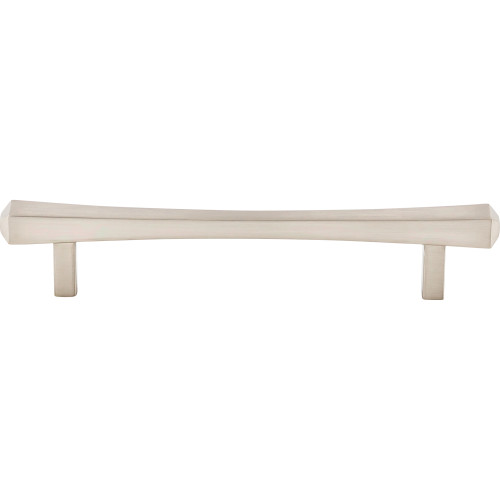 Top Knobs TK813BSN: 5-1/16" cc Juliet Square Bar Cabinet Pull - Brushed Satin Nickel