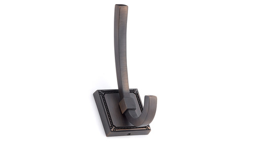 Richelieu BP7801BORB: 5" Transitional Double Coat Hook - Brushed Oil Rubbed Bronze Richelieu BP7801BORB: 5" Transitional Double Coat Hook - Brushed Oil Rubbed Bronze