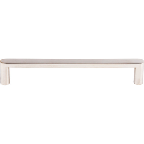 Top Knobs SS67: 6-5/16" cc Flat Bar Cabinet Pull - Polished Stainless Steel