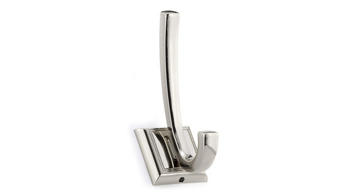 Richelieu BP7751180: 5" Transitional Double Coat Hook - Polished Nickel Richelieu BP7751180: 5" Transitional Double Coat Hook - Polished Nickel