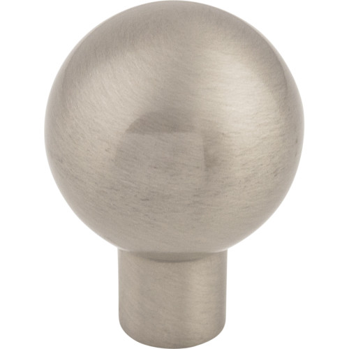 Top Knobs TK760BSN: 7/8" Brookline Sphere Cabinet Knob - Brushed Satin Nickel