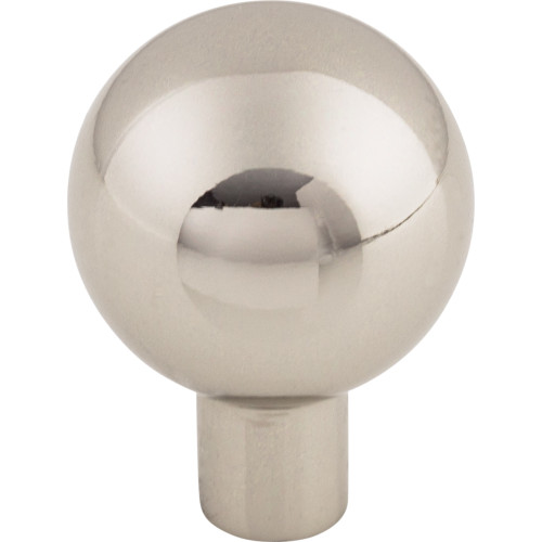 Top Knobs TK761PN: 1" Brookline Sphere Cabinet Knob - Polished Nickel