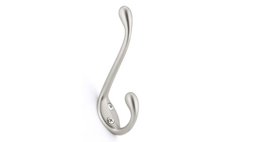 Richelieu T78321184: 4-7/16" Utility Double Wall Hook (3-pack) - Matte Nickel