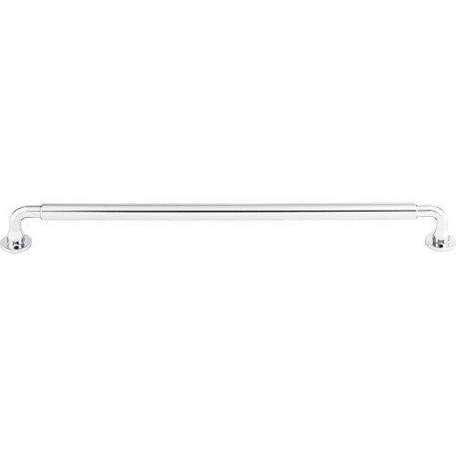 Top Knobs TK827PC: 12" cc Lily D-Handle Cabinet Pull - Polished Chrome