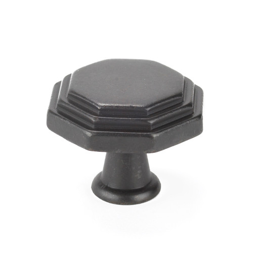 Topex 1" Italian Designs Contemporary Octagonal Cabinet Knob - Dark Bronze