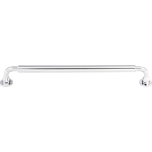 Top Knobs TK828PC: 12" cc Lily D-Handle Appliance Pull - Polished Chrome