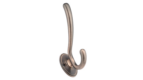 Richelieu RH1473021BORB: 5" Transitional Double Wall Hook - Brushed Oil Rubbed Bronze